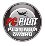 PC PILOT awards Flaming Cliffs 2 their "PC PILOT Platinum Award"